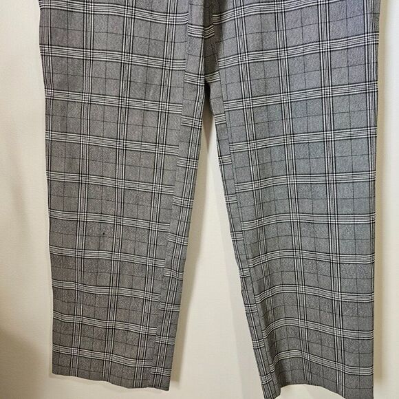 EUC TIME & TRU PLAID GREY BLACK PULL ON PANTS SIZE LARGE /12-14 WOMENS - Picture 8 of 14